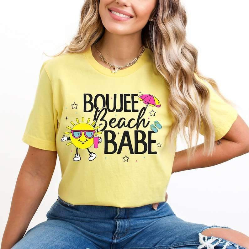 Boujee beach babe sun 26001 DTF transfer