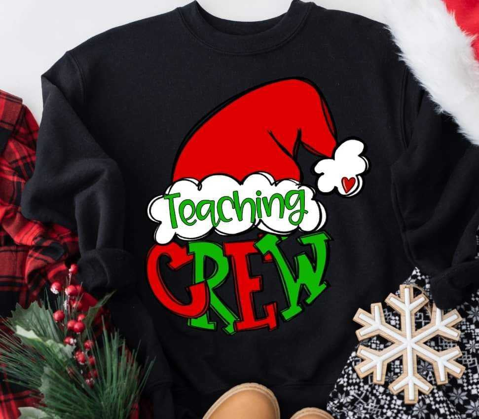 Teaching crew Santa hat (S&G) 70378 DTF transfer