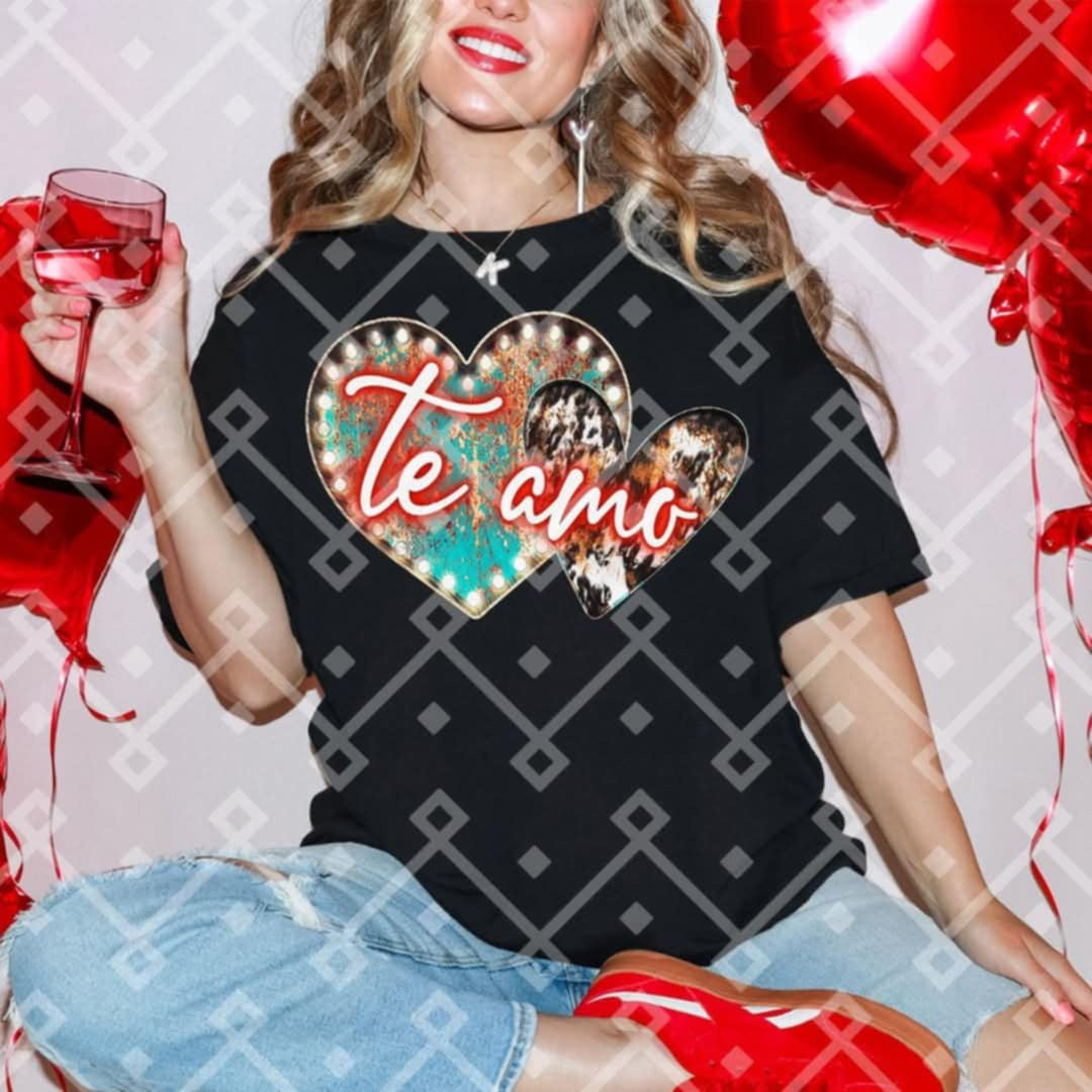 Te amo heart (CRAFTI) 85614 DTF transfer