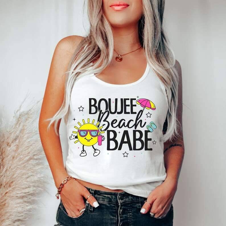 Boujee beach babe sun 26001 DTF transfer