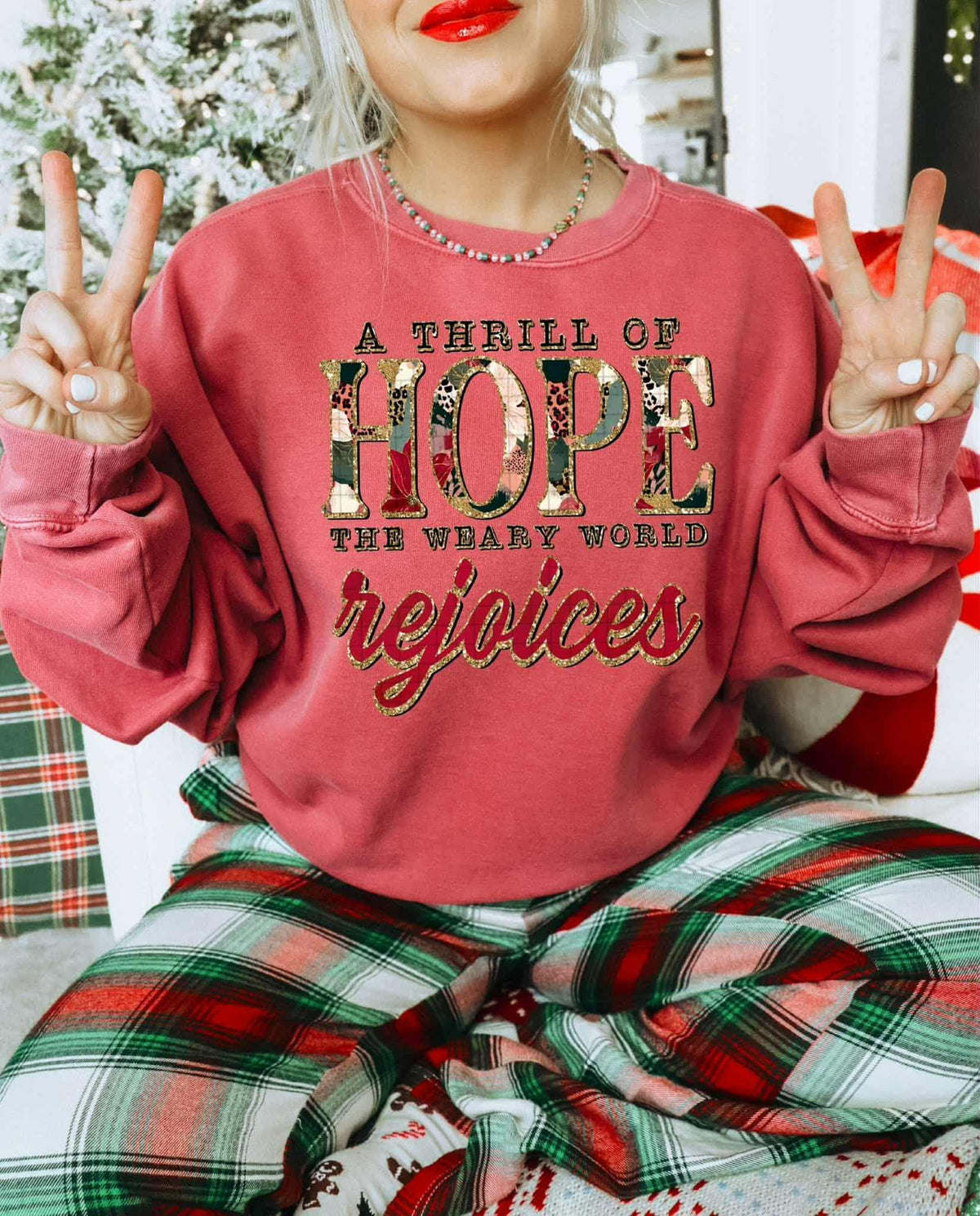 A thrill of hope the weary world rejoices (PH) DTF transfer