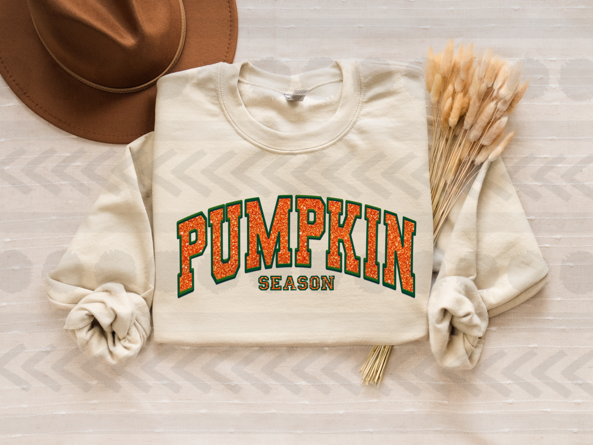 Pumpkin season faux 14147 DTF transfer