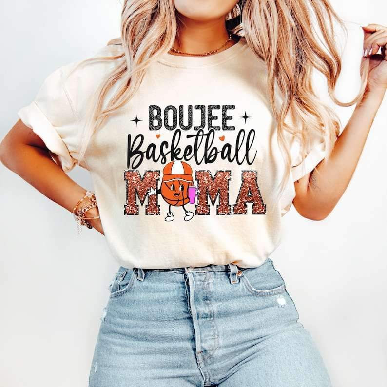 Boujie basketball mama 25952 DTF transfer