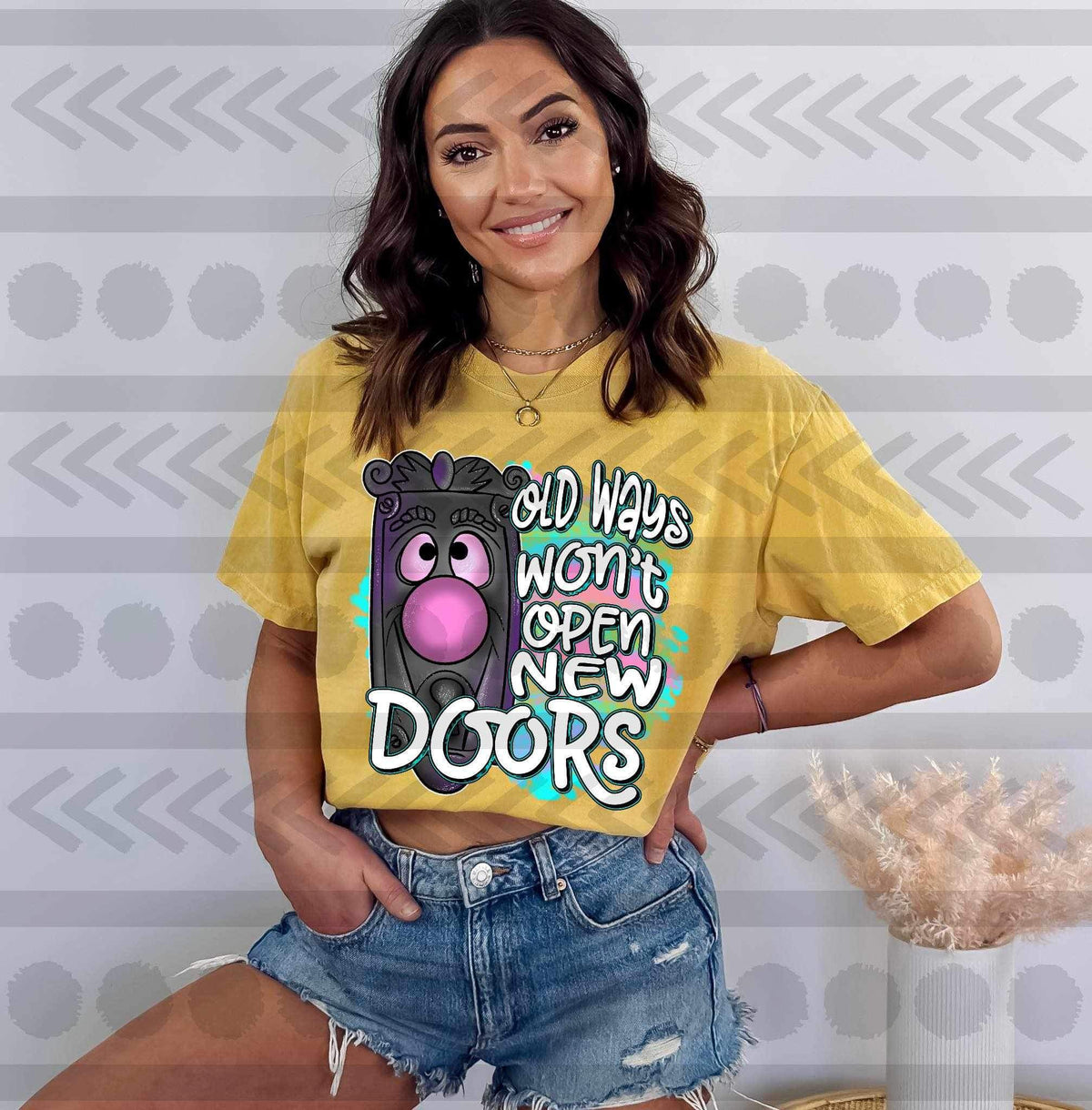 Old ways don’t open new doors with doorknob 16122 DTF Transfer