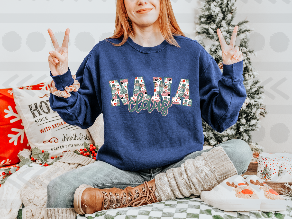 Nana Claus embroidery 14179 DTF transfer