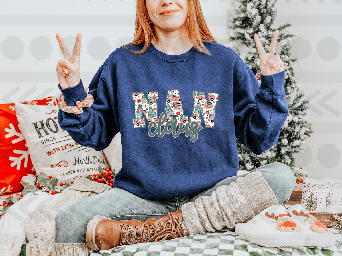 Nan Claus embroidery 14177 DTF transfer