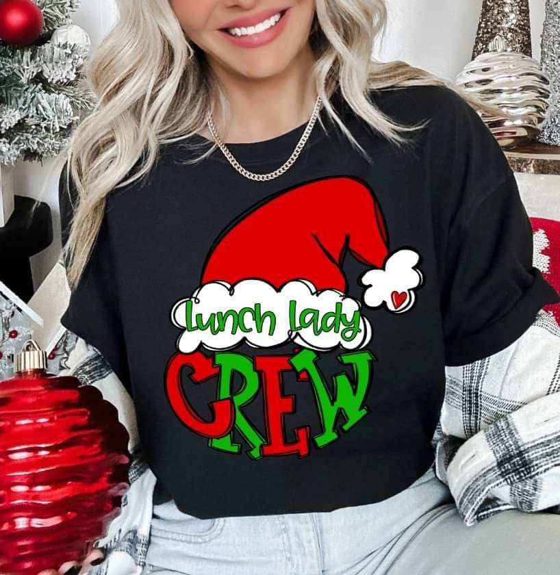 Lunch lady crew Santa hat (S&G) 70452 DTF transfer