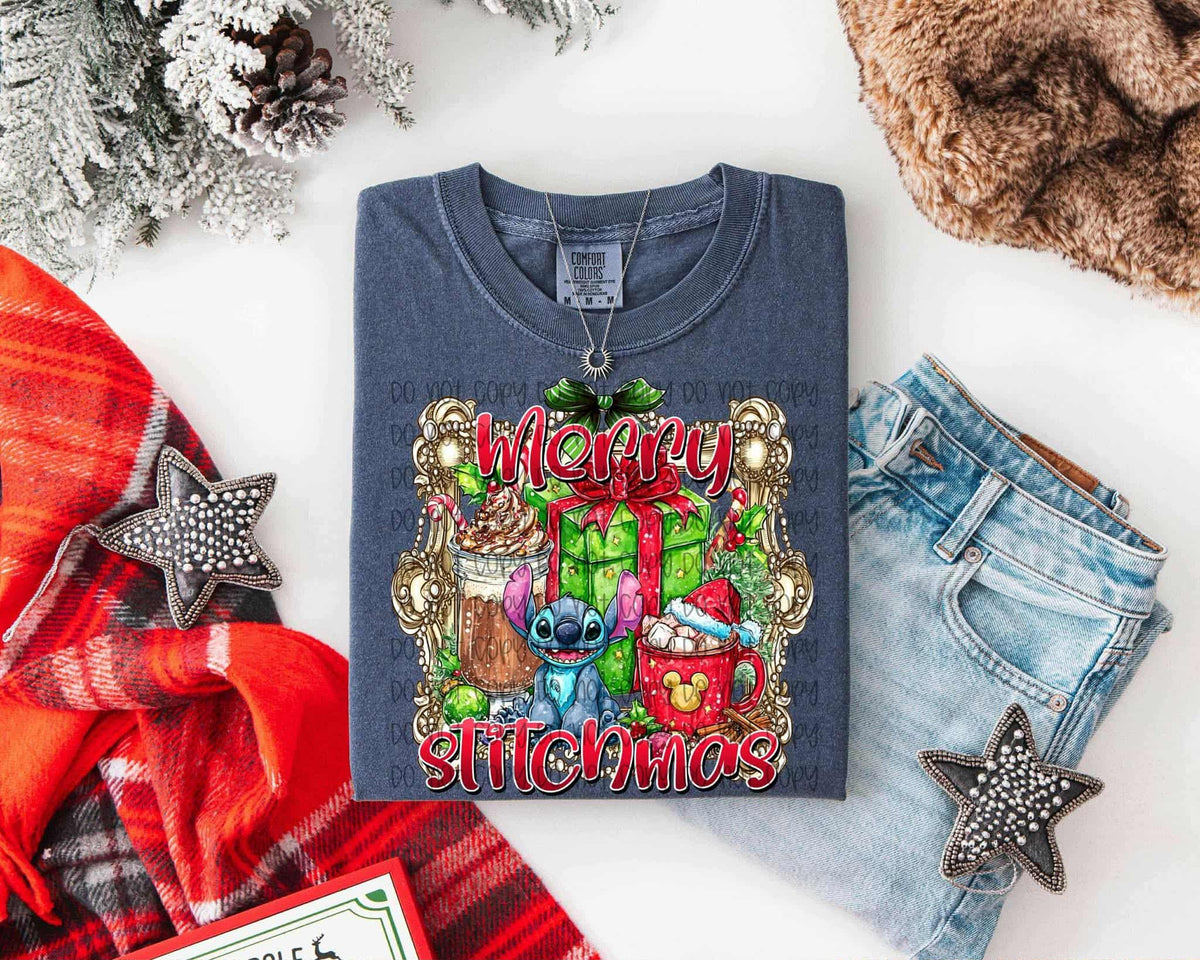 Merry Alienmas (SSD) DTF transfer