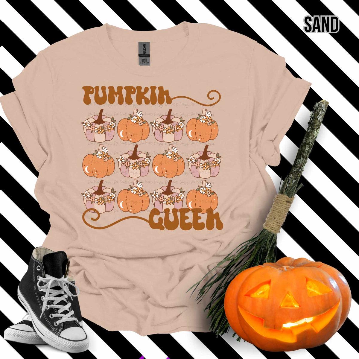 Pumpkin queen collage 36173 DTF transfer