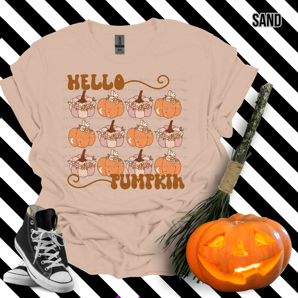 Hello Pumpkin collage 36174 DTF transfer