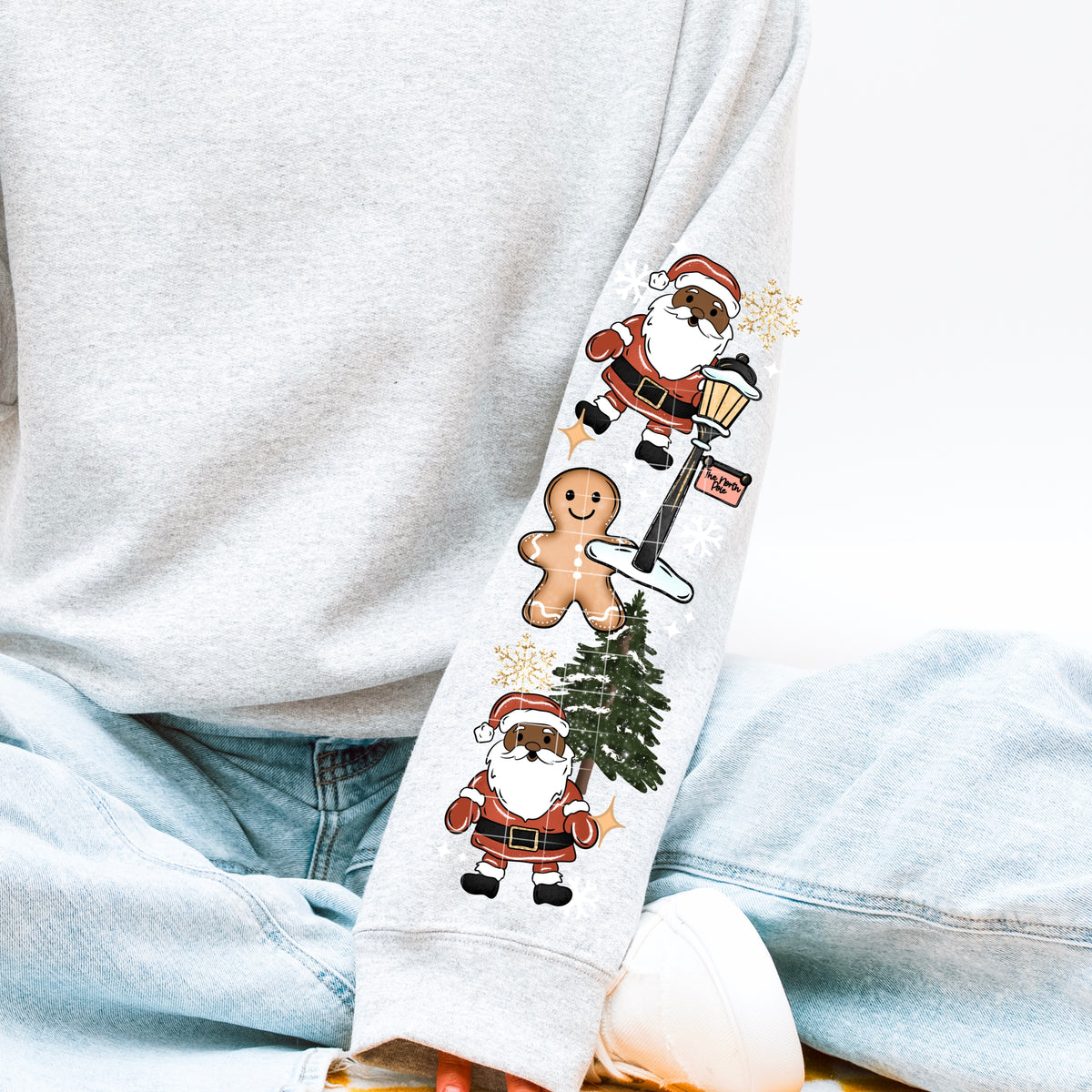 Wonderful time of the year darker skin tone SLEEVE (CSC) DTF transfer