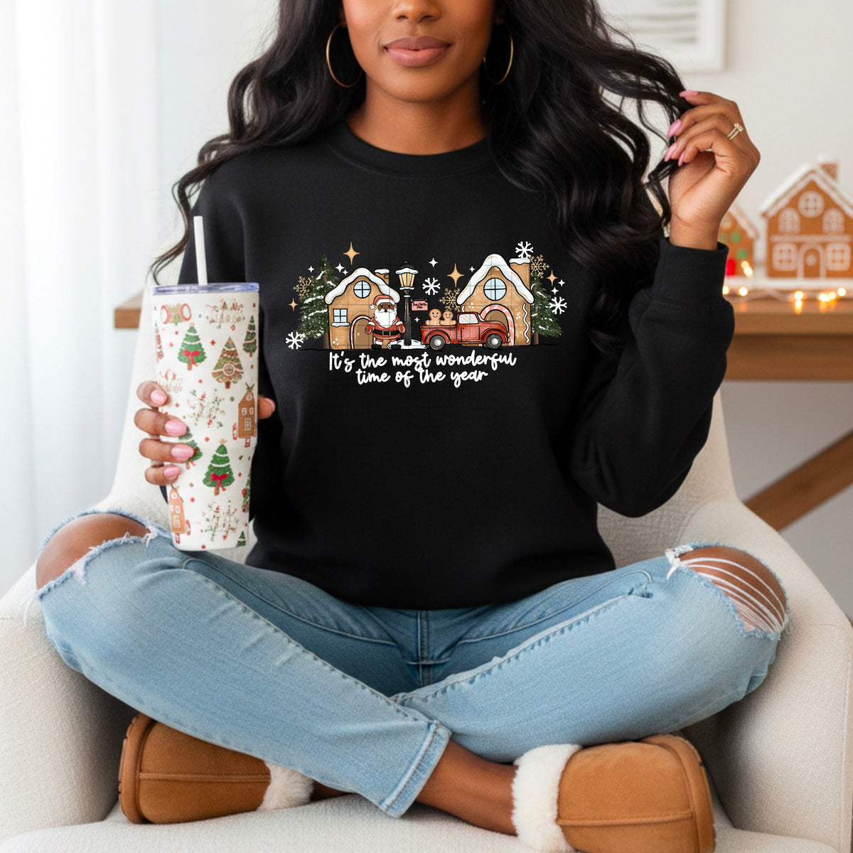Wonderful time of the year darker skin tone (CSC) DTF transfer