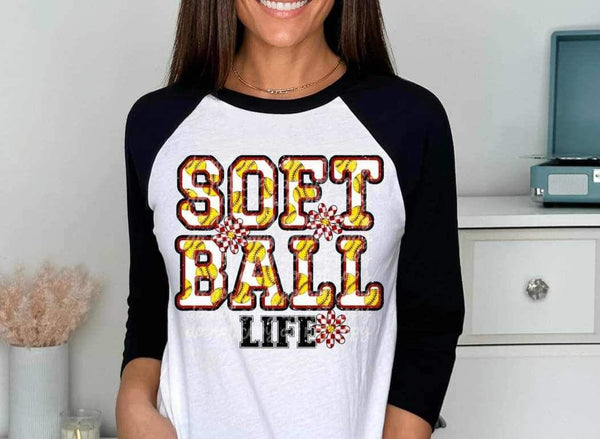 Softball life (MMD) 26112 DTF transfer