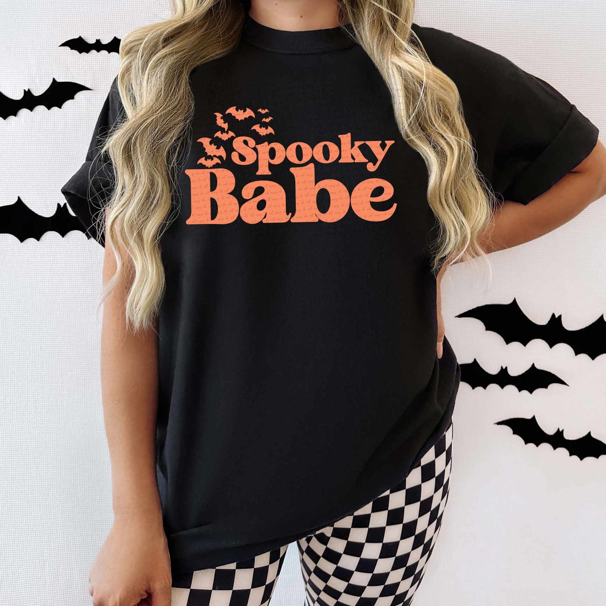 Spooky babe orange 36160 DTF transfer