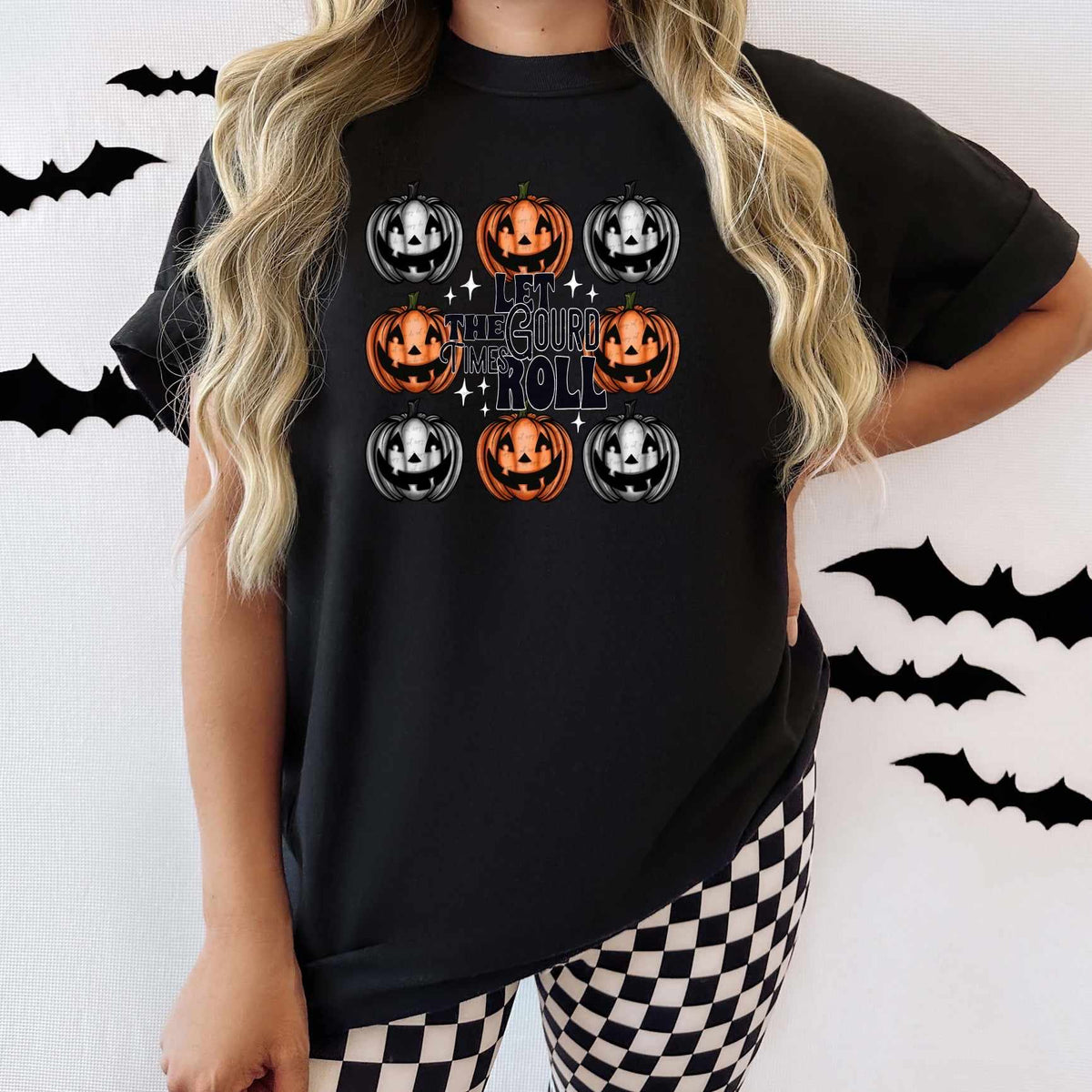 Let the gourd times roll 36146 DTF transfer