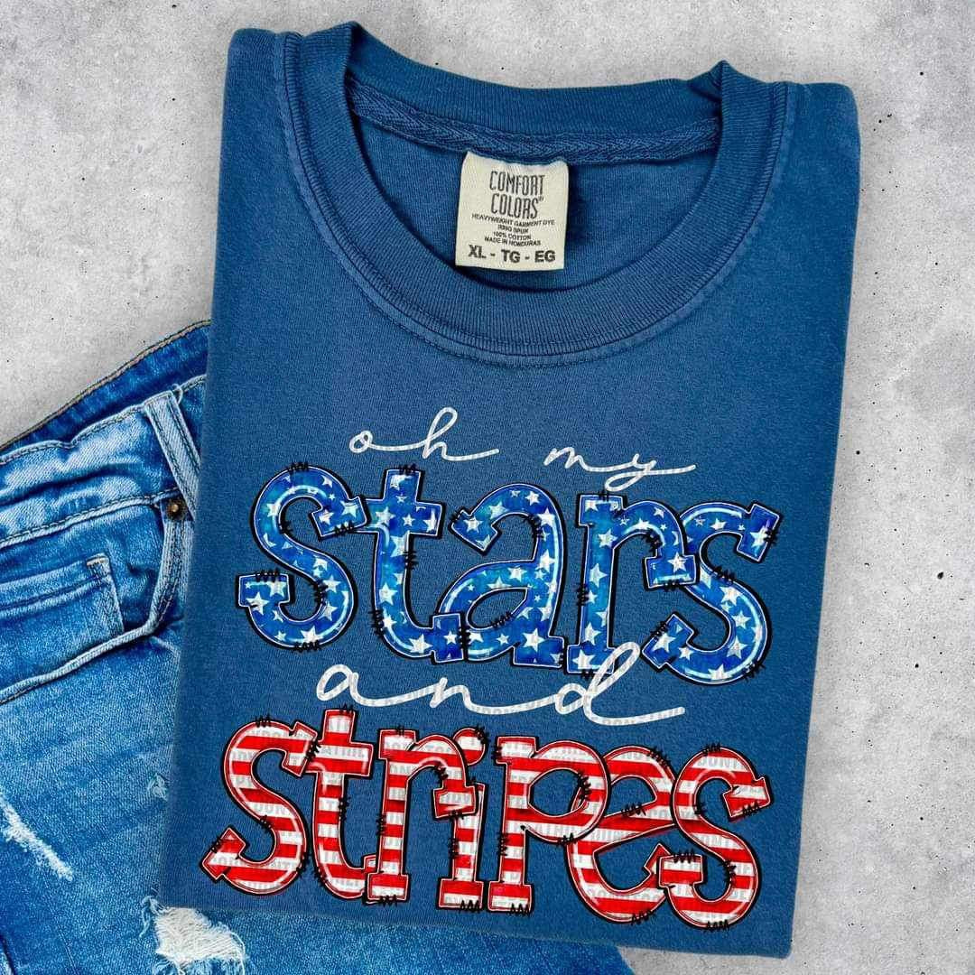 Oh my stars and stripes 26123 DTF transfer