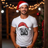 Jolliest DAD this side of the nuthouse (with santa hat) 16274 DTF Transfer