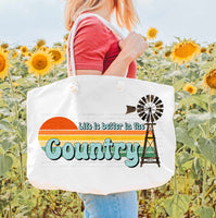 Life is better in the country retro (CITY) 36273 DTF transfer