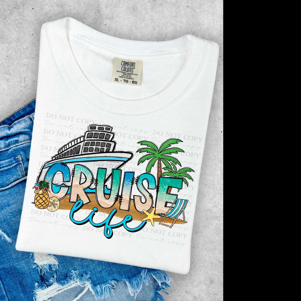 Cruise life (CITY) 36241 DTF transfer
