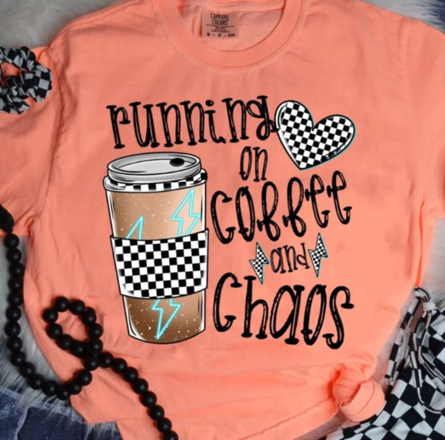 Running on coffee and chaos (S&G) 85843 DTF transfer