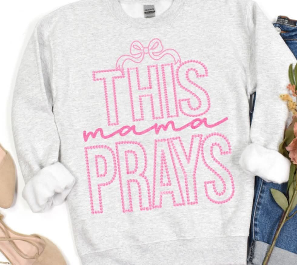 This mama prays pink (S&G) 85837 DTF transfer