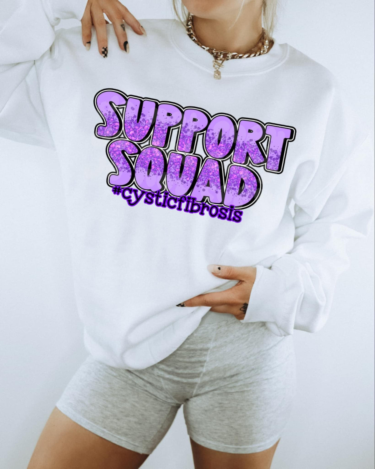 Support squad cystic fibrosis 85850 DTF transfer