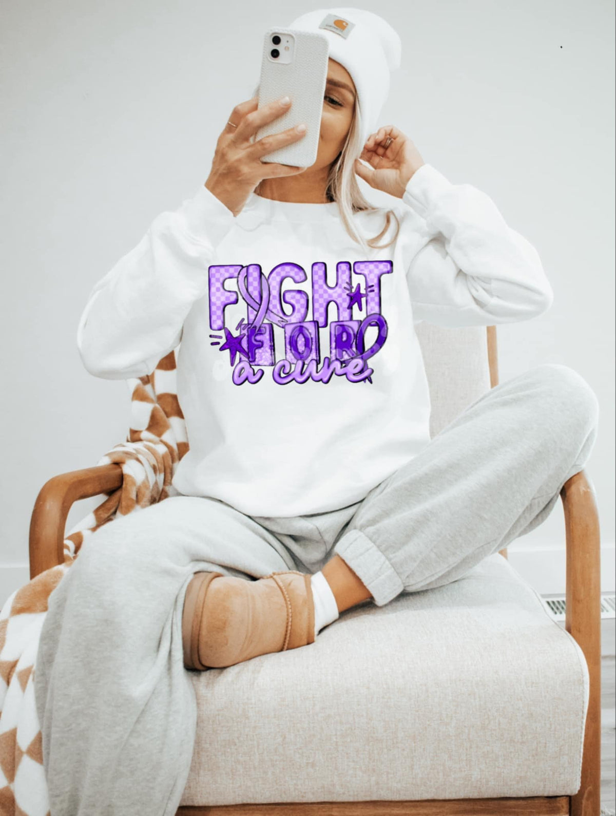 Fight for a cure 85849 DTF transfer