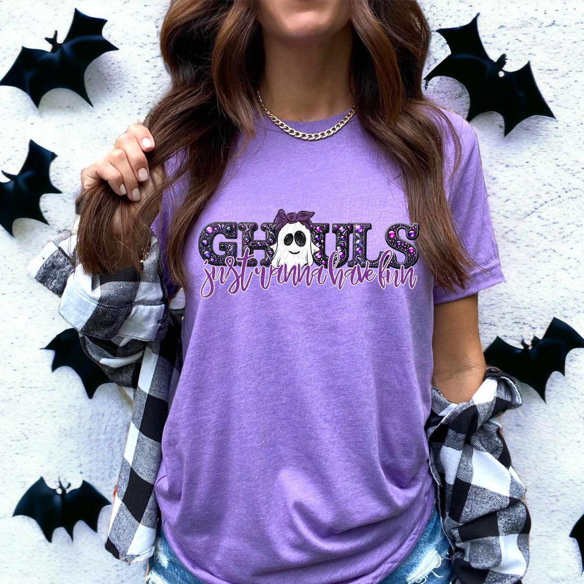 Ghouls just wanna have fun skinny (CITY) 55919 DTF transfer