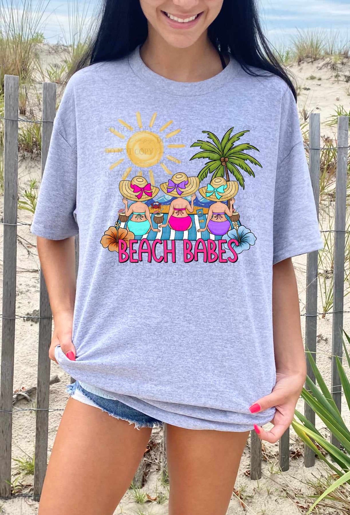 Beach babes light skin (CITY) 36232 DTF transfer