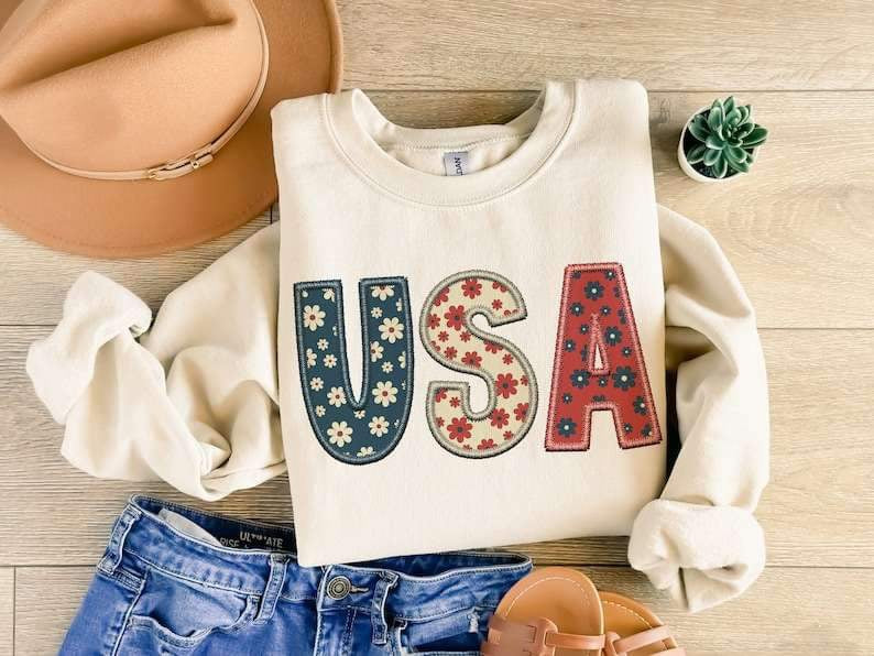 USA embroidery 26234 DTF transfer