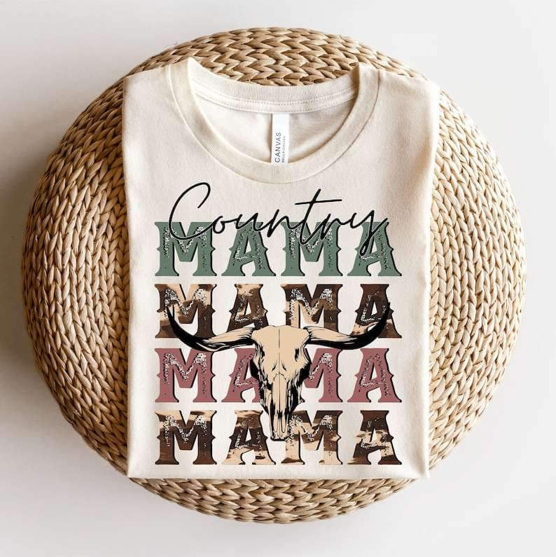 Country Mama stacked 26218 DTF transfer