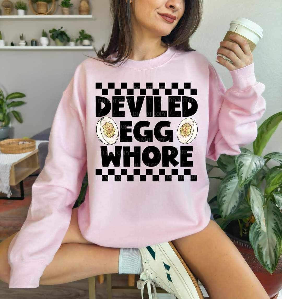 Deviled egg whore (LYTTLE) 16444 DTF Transfer