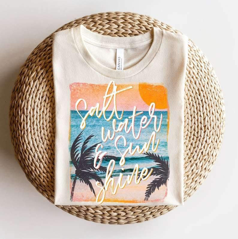 Salt water and sun shine 26229 DTF transfer