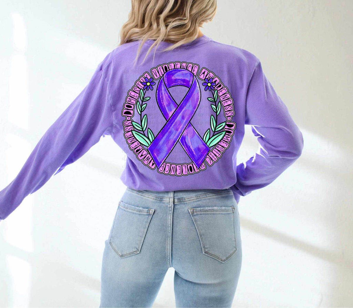 Domestic violence circle exclusive 36318 DTF transfer