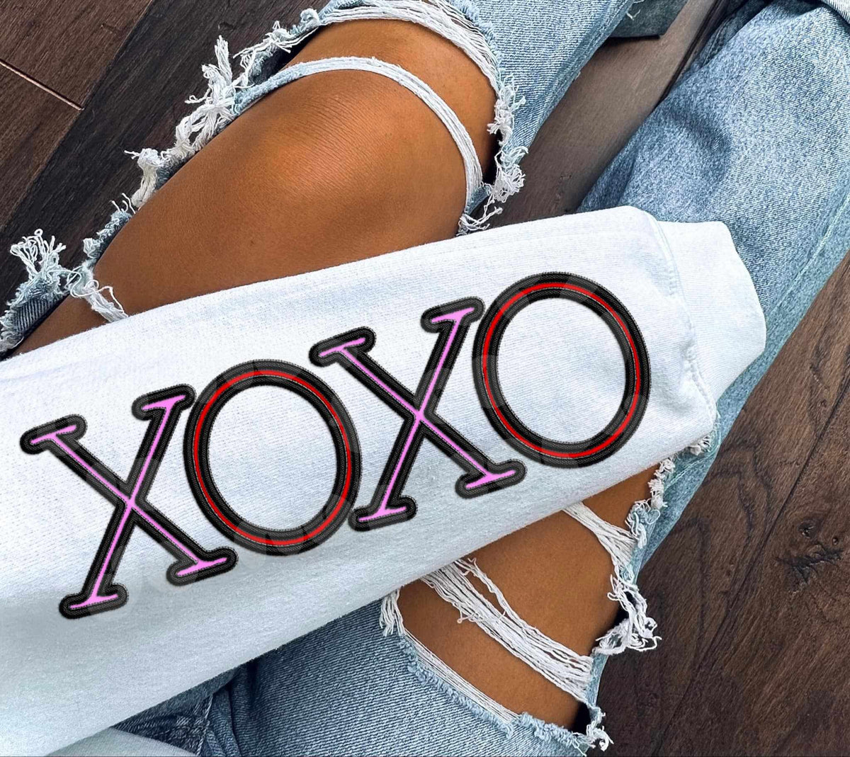 Xoxo sleeve 70695 DTF transfer