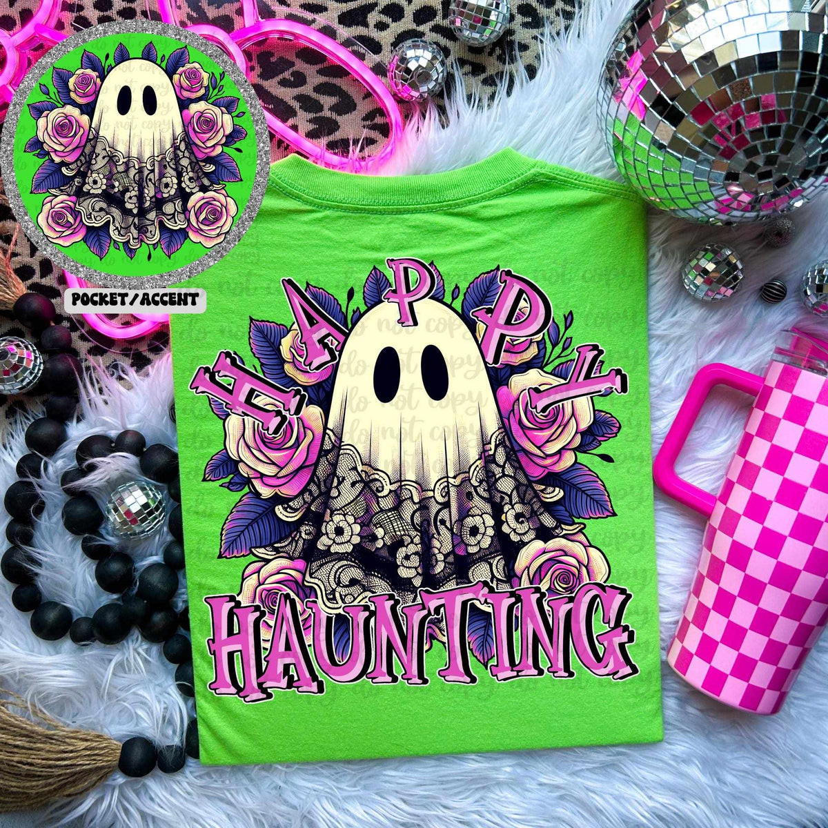 Happy haunting FRONT ONLY 36316 DTF transfer