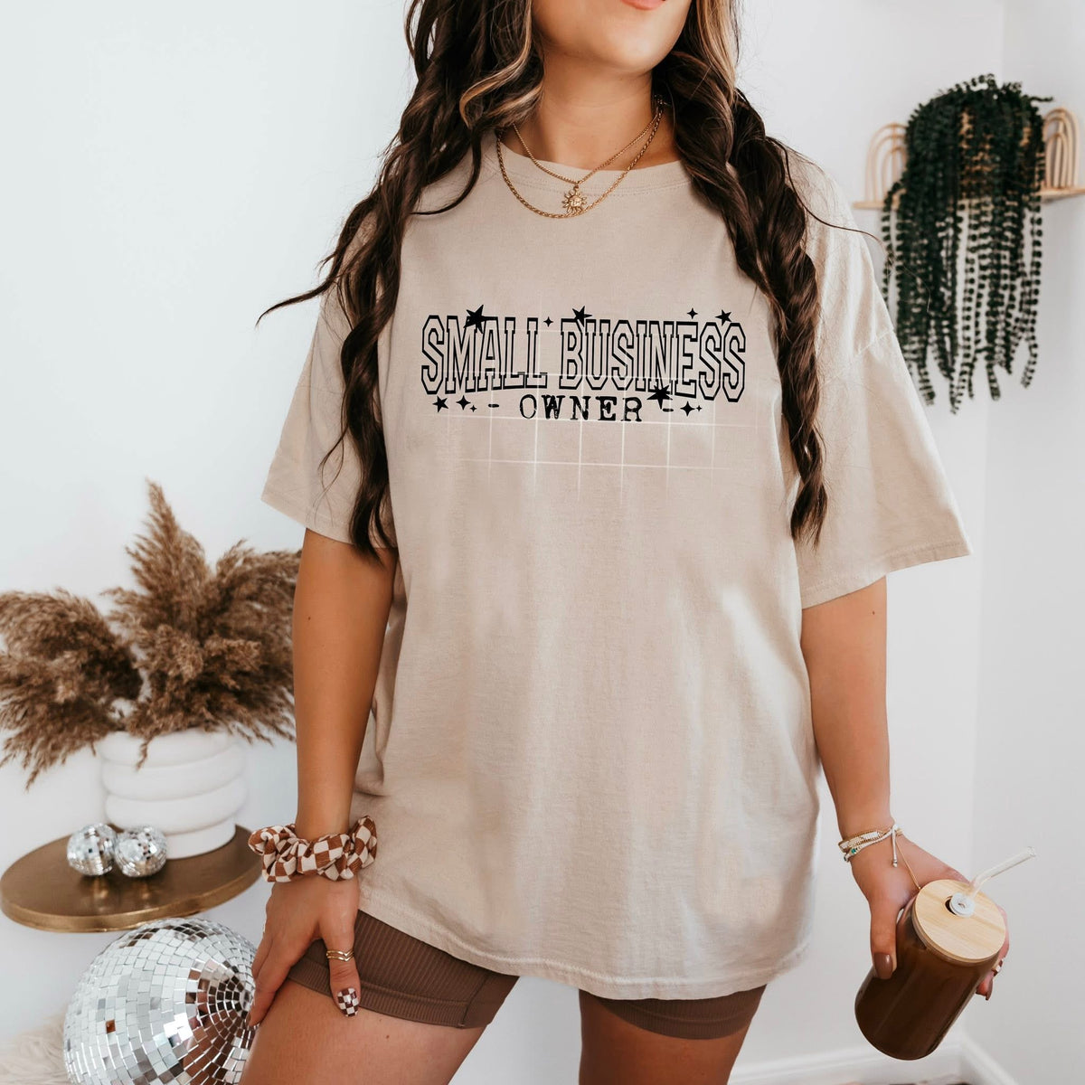 Small Business Owner Varsity Font BLACK CSC DTF transfer