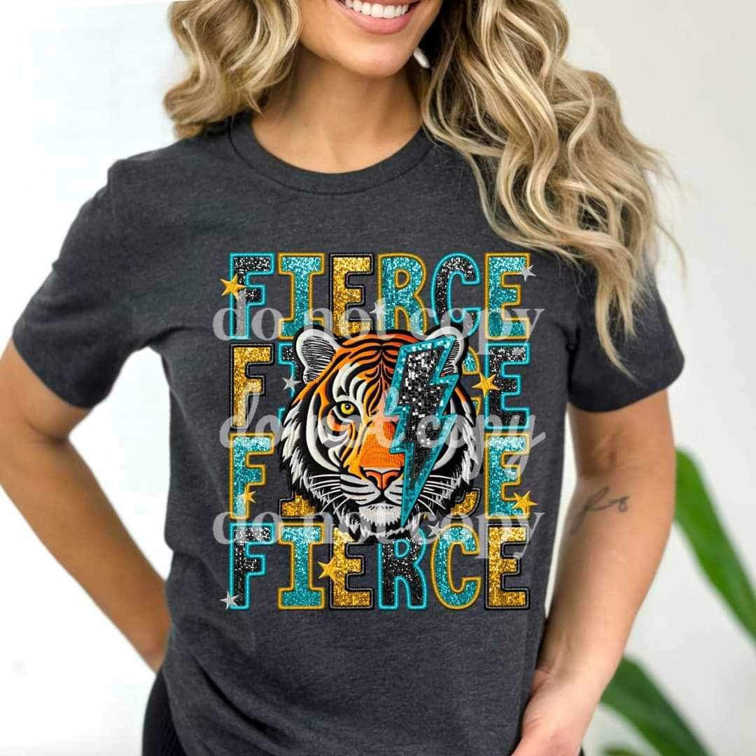 Fierce stacked with tiger 16529 DTF Transfer