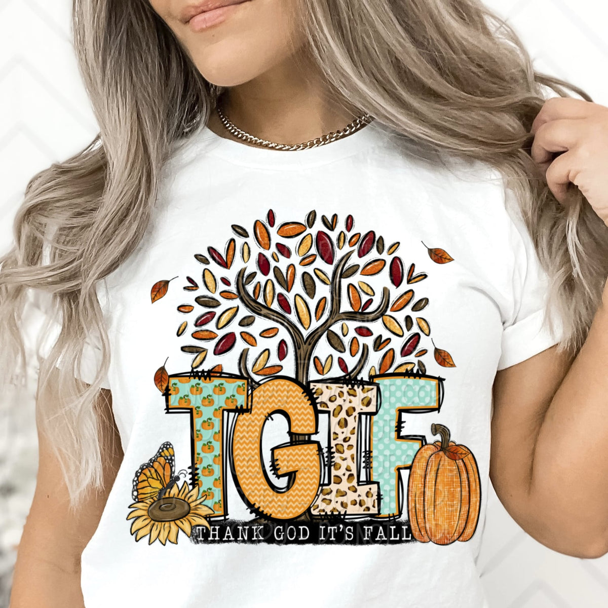 TGIF thank god it’s fall 36399 DTF transfer