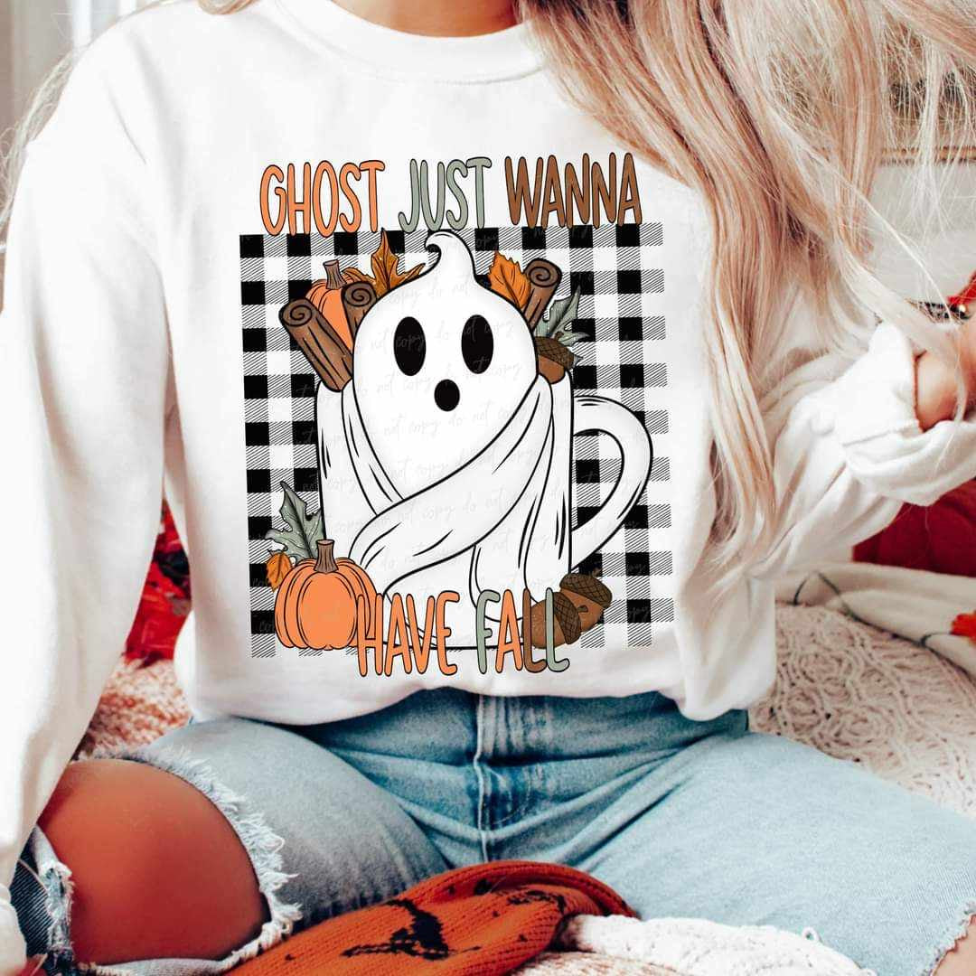 Ghost just wanna have fun (VIRGO) 55922 DTF transfer