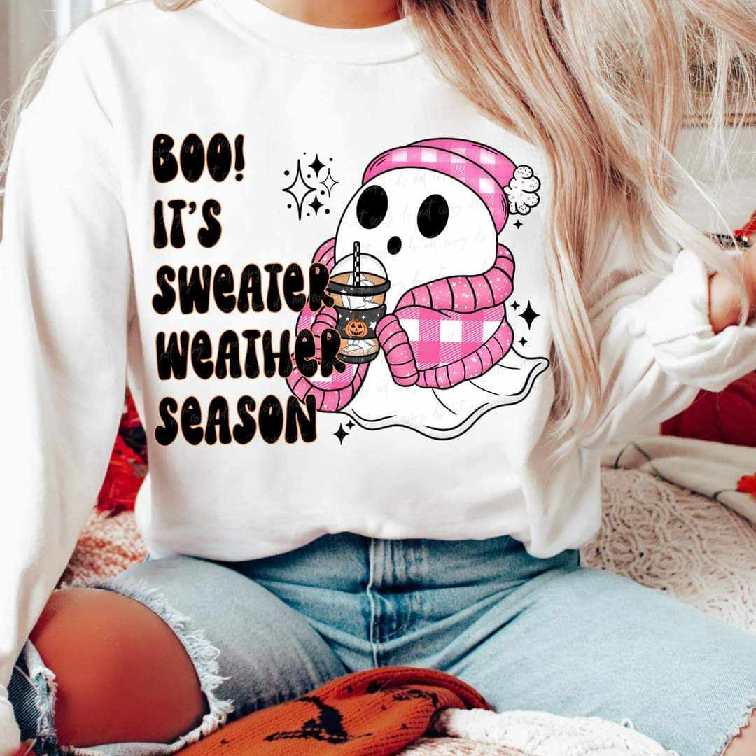 Boo! It’s sweater weather season (VIRGO) 55921 DTF transfer