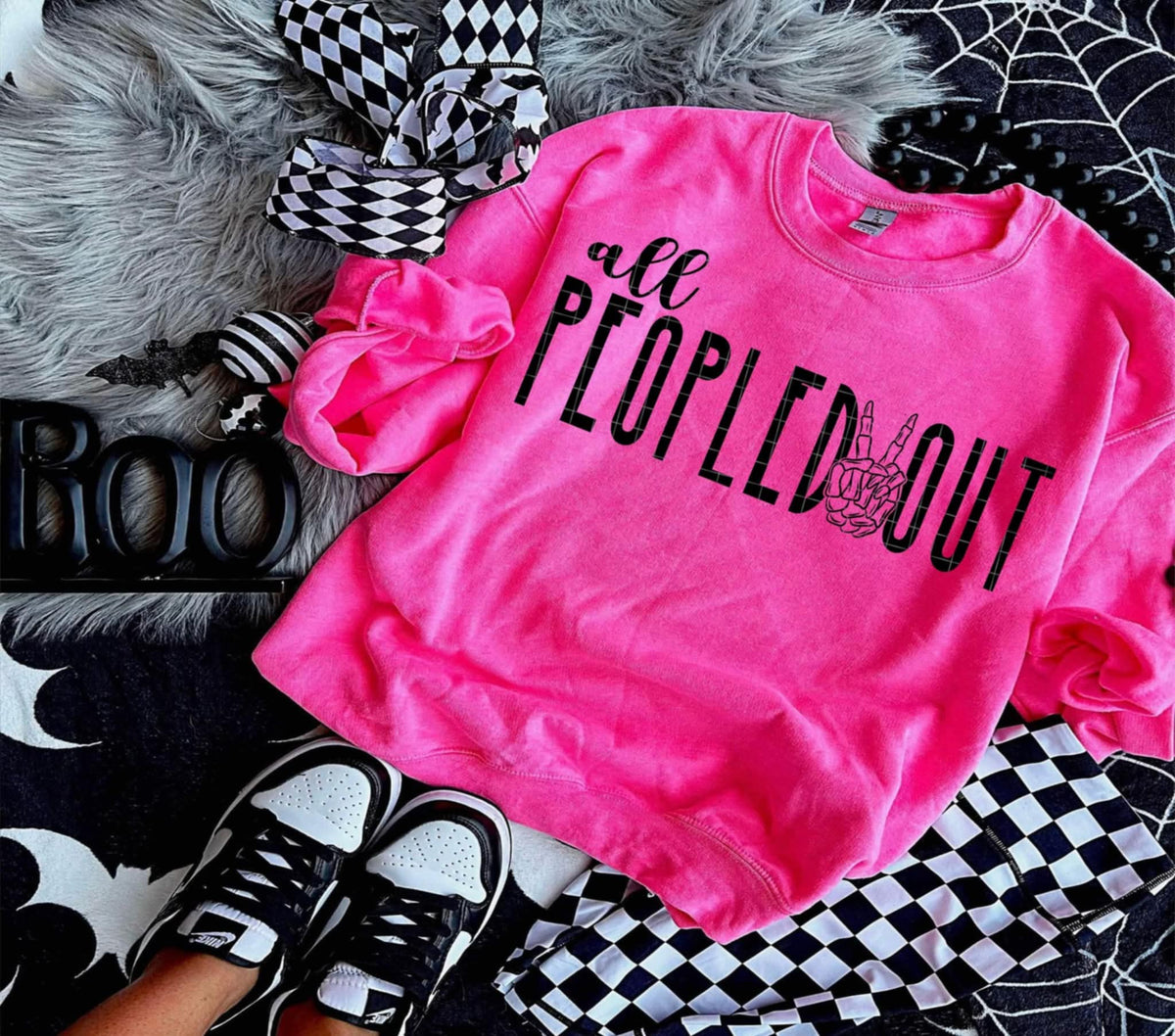 All Peopled Out (Linda) DTF transfer