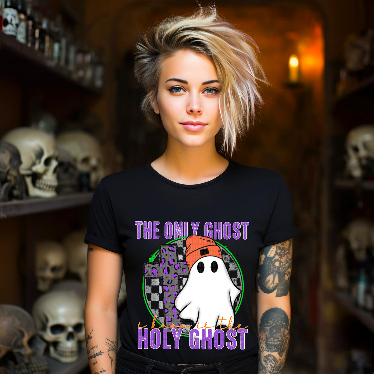 The only ghost I know is the holy ghost 36459 DTF transfer