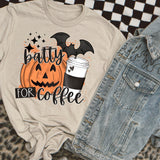 Batty for coffee 36393 DTF transfer