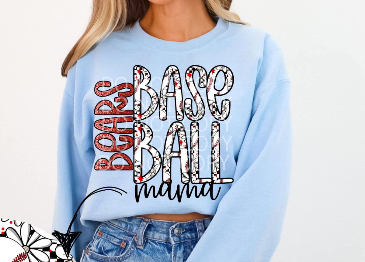 Bears baseball mama (CSG) 85986 DTF transfer