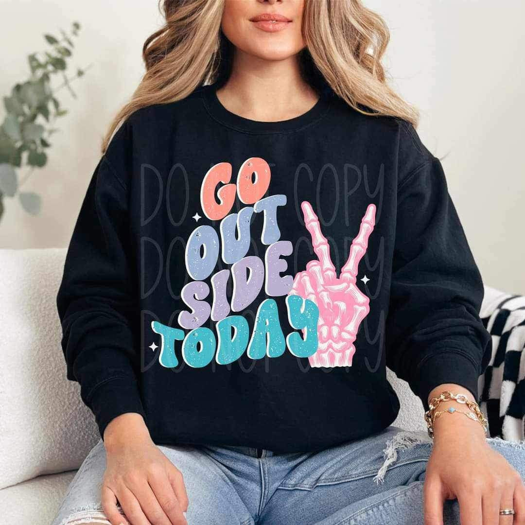 Go outside today (VIRGO) 26376 DTF transfer