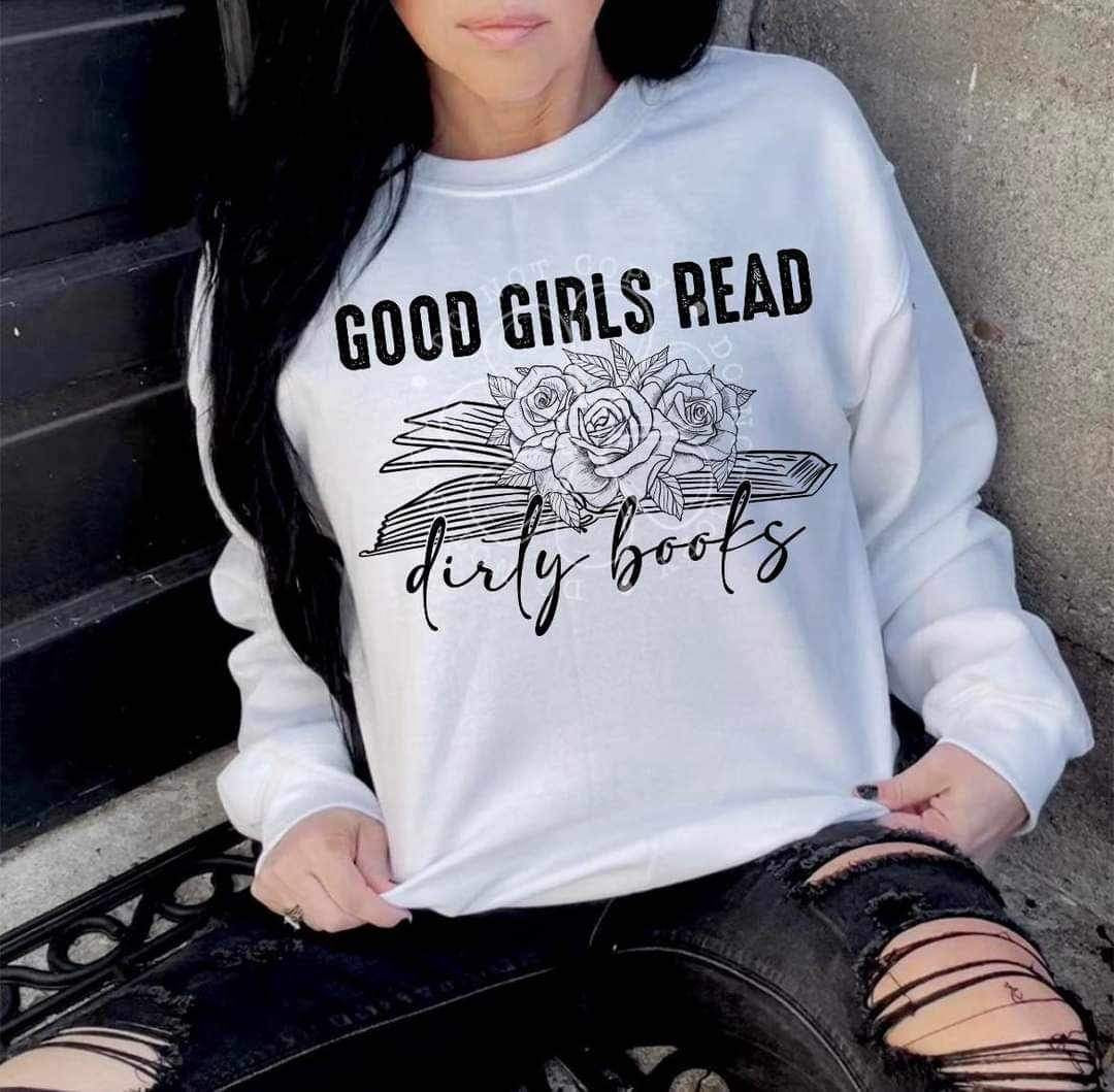 Good girls read dirty books (LYTTLE) 26420 DTF transfer