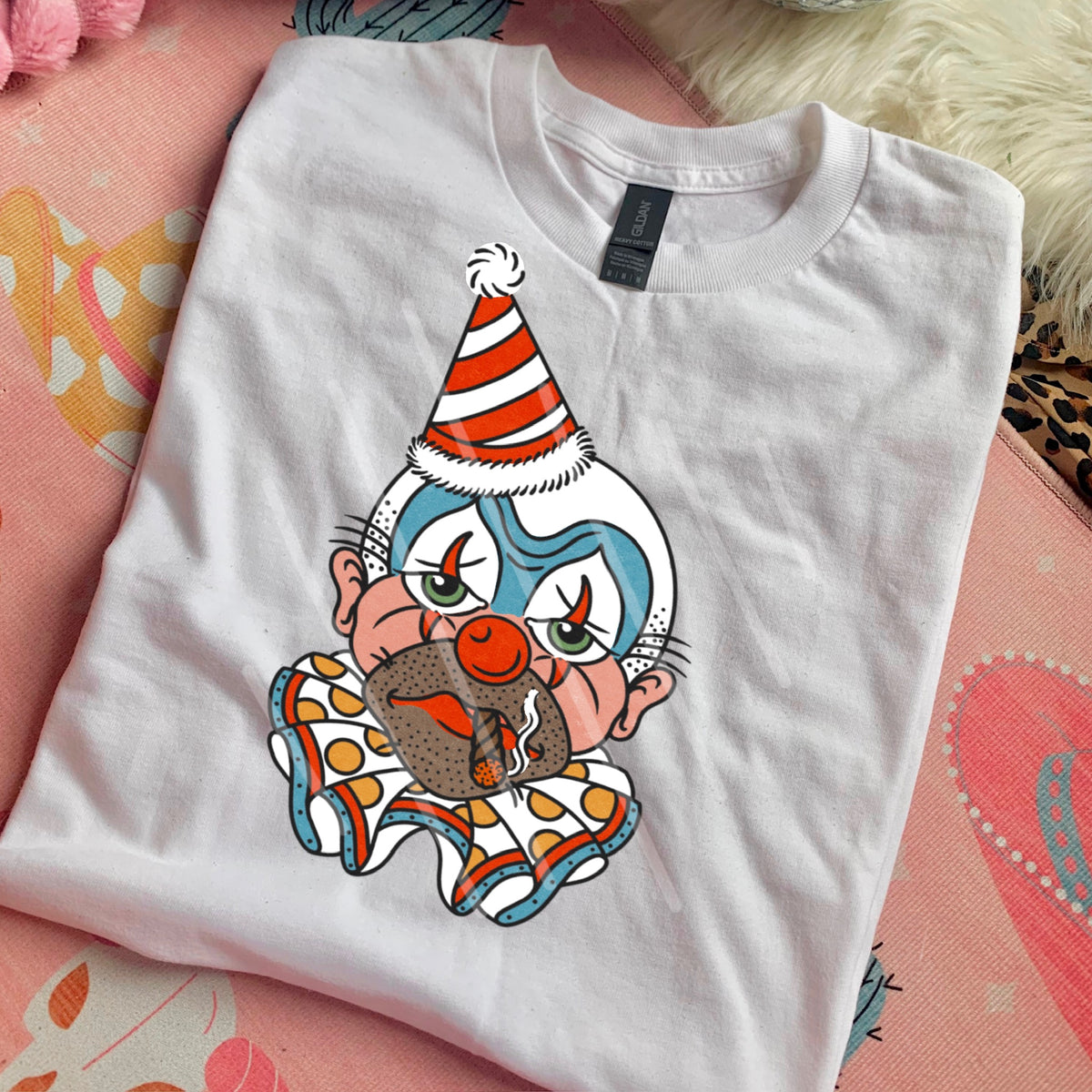 Clown Cigar (saved) 110529 DTF transfer