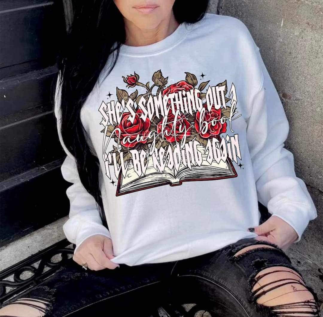 She’s something out of a naughty book I’ll be reading again (LYTTLE) 26417 DTF transfer