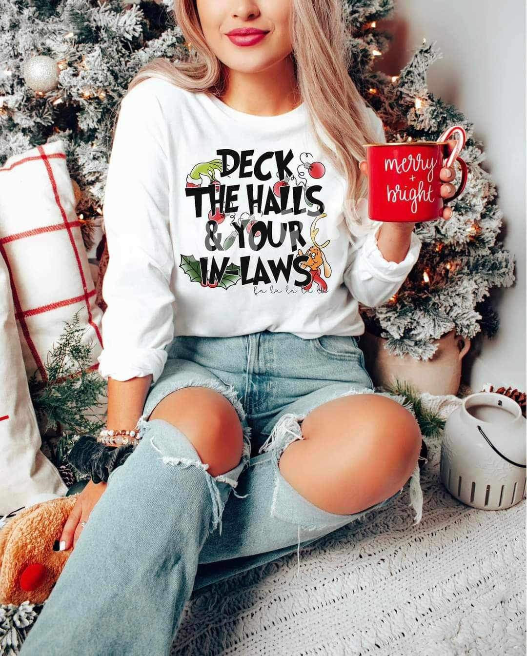 Deck the halls & your in laws G man 16693 DTF Transfer